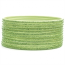 Bratara rigida cu sclipici LIME