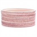 Bratara rigida cu sclipici PINK
