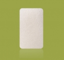 Burete de baie pentru copii Konjac 100% Pure (alb)
