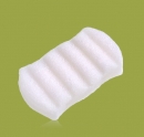 Burete pentru baie 6 valuri Konjac 100% Pure (alb) - toate tipurile de ten