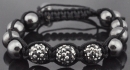 Bratara Shamballa - NEGRU